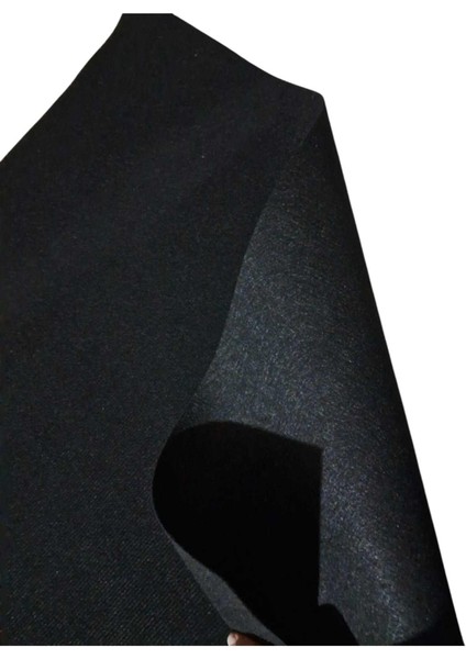 Fuar Halısı Rip Halı Duvardan Duvara Halıfleks 2 x 7 Metre Siyah Ucuz Rip Halıflekx