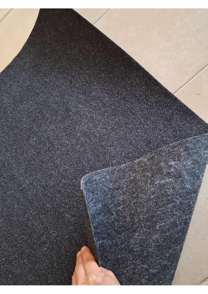 Fuar Halısı Rip Halı Duvardan Duvara Halıfleks 2 x 5 Metre antrasit Ucuz Rip Halıflekx