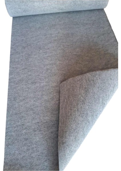 Fuar Halısı Rip Halı Duvardan Duvara Halıfleks 2 x 8 Metre Gri Ucuz Rip Halıflekx