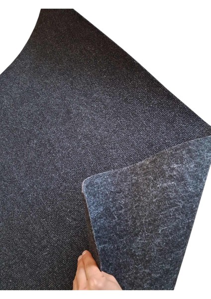 Fuar Halısı Rip Halı Duvardan Duvara Halıfleks 2 x 3 Metre antrasit Ucuz Rip Halıflekx