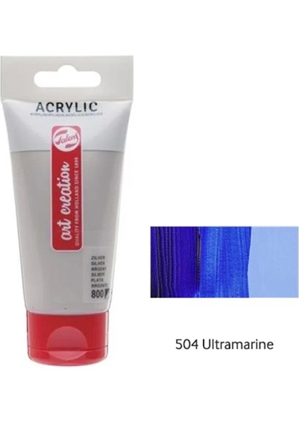 Akrilik Boya 504 Ultramarine 75ML (RT3511504M)