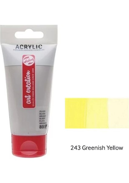 Akrilik Boya 243 Greenish Yellow 75ML (RT3511243M)