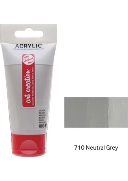 Akrilik Boya 710 Neutral Grey 75ML (RT3511710M)