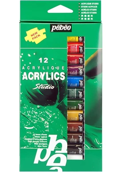 Pebeo 12’li Akrilik Boya 12ML