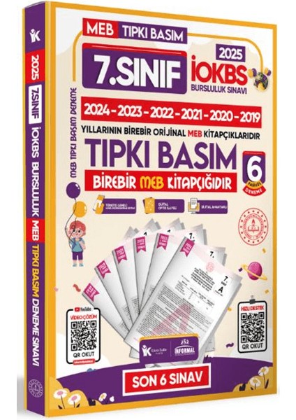 (Sınıf: 7) 2025 Iokbs Tıpkı Basım 6 Fasikül Deneme