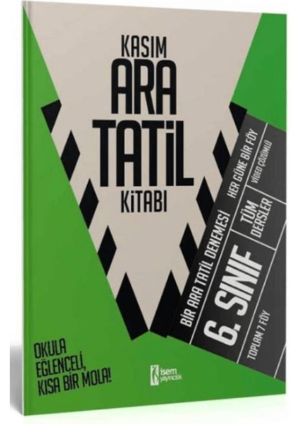(Sınıf: 6) Kasım Ara Tatil Kitabı