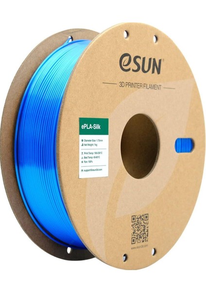 Silk Pla+ Filament Mavi 1.75MM 1000GR
