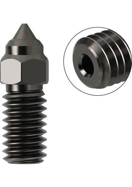 Elegoo Neptune 4 -4 Pro Sertleştirilmiş Çelik Nozzle(0.2mm)