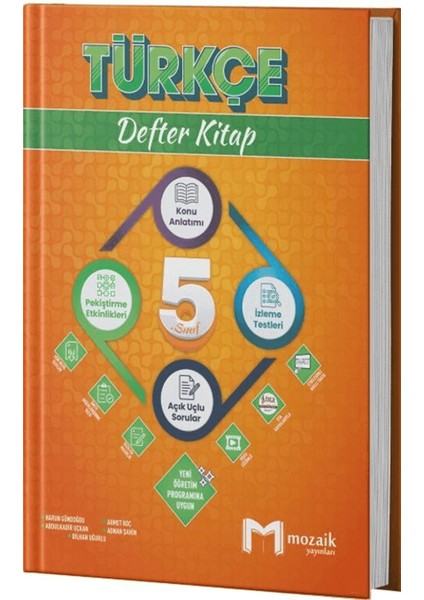 (Sınıf: 5) Türkçe Defter Kitap - Adnan Şahin