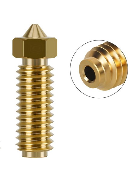 Anycubic Kobra 3 Uyumlu Pirinç Nozzle(0.6mm)