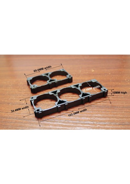 32650 32700 32900 Pil Tutucu Bracket Ikili Geçmeli(Abs Plastik)