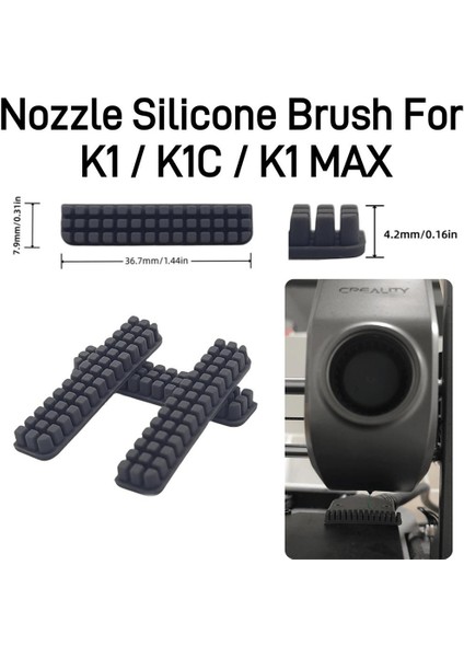 Creality K1-K1 MAX-K1C Nozzle Temizleme Silikonu-5 Adet
