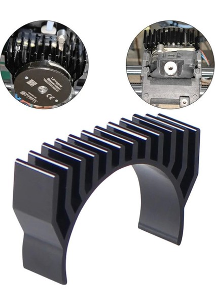 Creality K1C-K1-K1 Max Extruder Motor Üstü Alüminyum Soğutucu(Siyah)