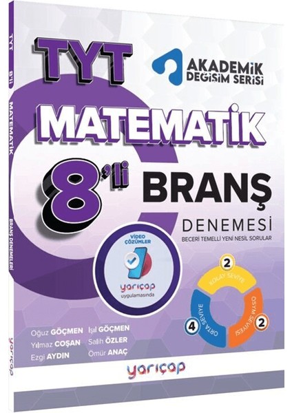 Tyt Matematik 8 Li Branş Denemesi - Oğuz Göçmen