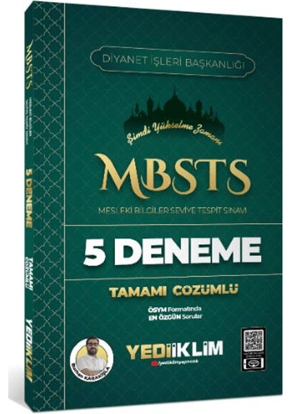 2025 Mbsts Mesleki Bilgiler Seviye Tespit Sınavı Tamamı Çözümlü 5 Deneme - Burhan Karakışla