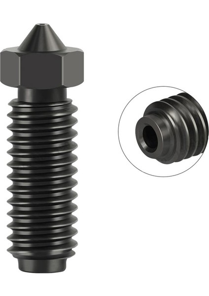 Anycubic Kobra 3 Uyumlu Sertleştirilmiş Çelik Nozzle(0.8mm)