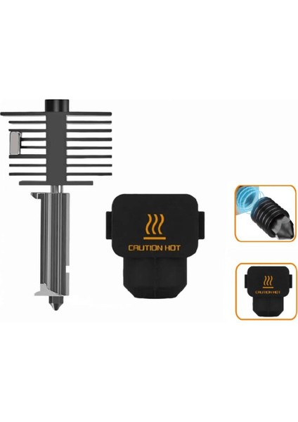 Bambu Lab A1-A1 Mini Çelik Mekanik Hotend Kiti-0.6mm