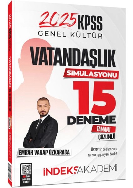 2025 Kpss Vatandaşlık Simülasyonu 15 Deneme Çözümlü - Emrah Vahap Özkaraca