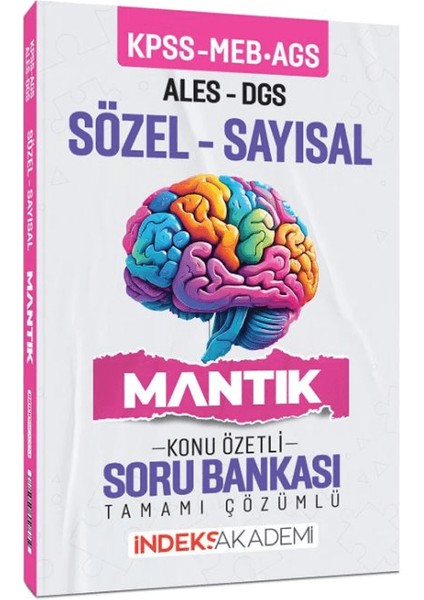 2025 Kpss Meb-Ags Ales Dgs Sözel-Sayısal Mantık Konu Özetli Soru Bankası Çözümlü