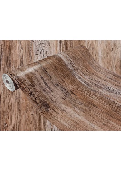 276-0478 rustik ahşap desen yapışkanlı folyo ( 45 cm x 2 mt )