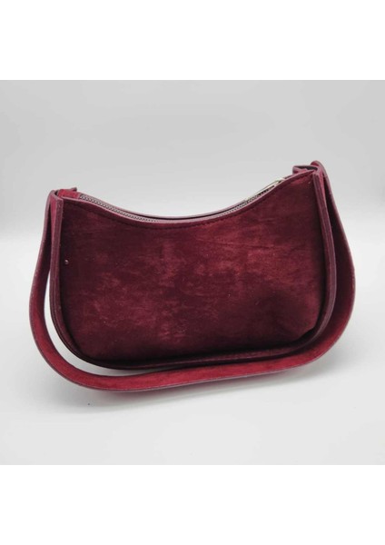 Lunova Suede Grace – Kadife Dokulu Omuz Çantası modelleri