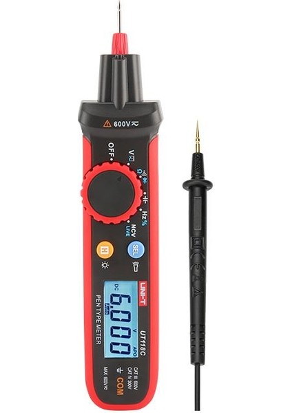 UT118C Kalem Tipi Dijital Multimetre Ölçü Aleti