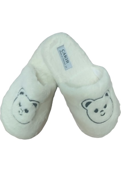 Akınalbelle Ayıcıklı Peluş Ev Terliği modelleri