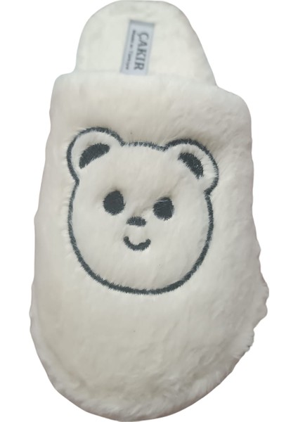 Ayıcıklı Peluş Ev Terliği
