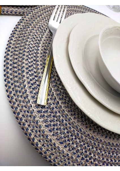 6 Kişilik Amerikan Servis, Hasır Supla Takımı 35*35 fiyatları