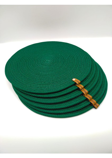 6 Kişilik Amerikan Servis, Hasır Supla Takımı 35*35 indirimleri