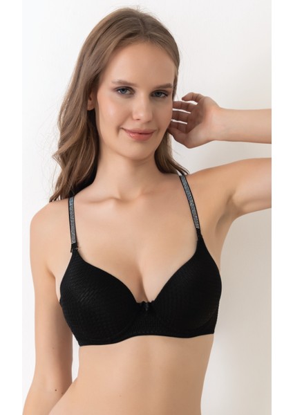 Iç Giyim Kadın Omuz Askısı Taşlı Destekli Sütyen 310