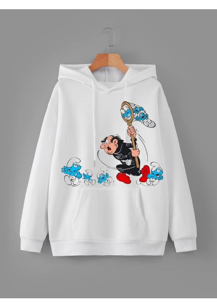 Şirier Baskılı 3 İplik Şardonlu, içi Polar, KALIN(600GR) Hoodie