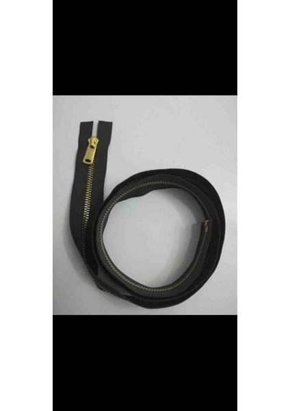 85 cm 1 Adet Parlak Altın Diş Rengi 5 No Metal Separe Fermuar Renk No: Pantone Tpg 19 - 0910