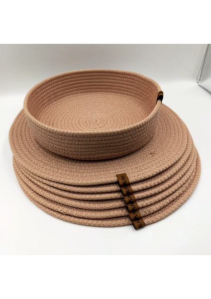 6 Kişilik Amerikan Servis, Hasır Supla Takımı 35*35 modelleri