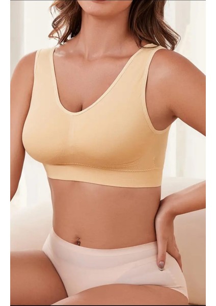 Toparlayacı Kalın Askılı Pedsiz Büstiyer Korse Seamless