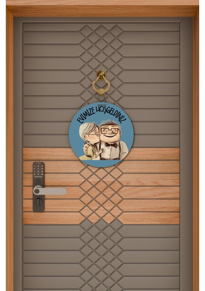 Modern Kapı Süsü Mavi Tatlı Çift Dış Mekan Kapı Süsü fiyatları