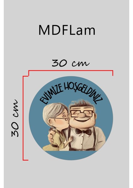 Modern Kapı Süsü Mavi Tatlı Çift Dış Mekan Kapı Süsü modelleri