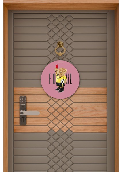 Modern Kapı Süsü Pembe Foul Kırmızı Kart Dış Mekan Kapı Süsü fiyatları