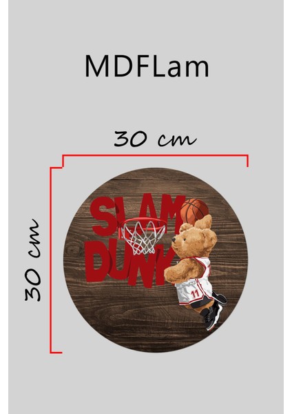 Modern Kapı Süsü Ahşap Slam Dunk Ayıcık Dış Mekan Kapı Süsü modelleri