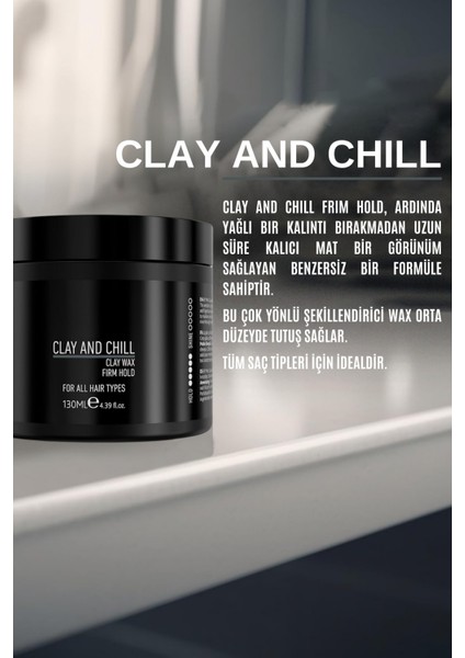 By Mia Clay And Chill Saç Şekillendirici Wax | Güçlü Tutuş | Parlak Görünüm 130ml