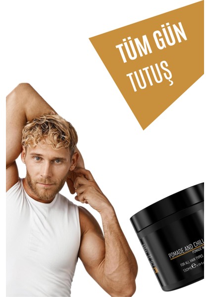 By Mia Pomade And Chill Saç Şekillendirici Wax | Güçlü Tutuş | Parlak Görünüm 130ml