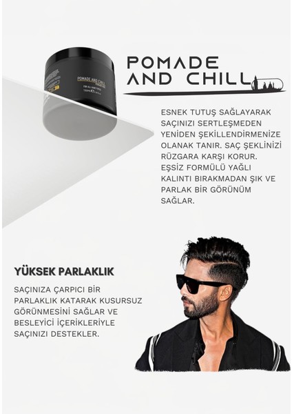 By Mia Pomade And Chill Saç Şekillendirici Wax | Güçlü Tutuş | Parlak Görünüm 130ml