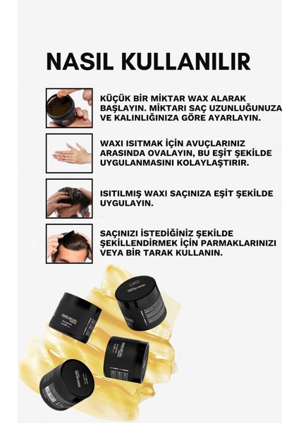 By Mia Pomade And Chill Saç Şekillendirici Wax | Güçlü Tutuş | Parlak Görünüm 130ml