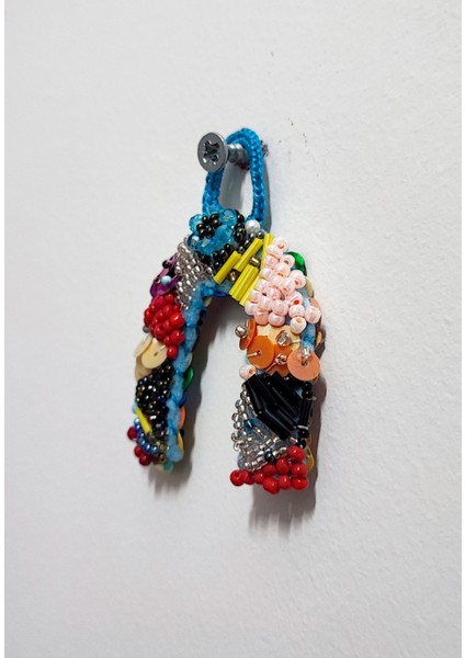 Nal Formunda, Cevşenli ve Çift Taraflı / Araç Içi Ya Da Kapı Süsü / Maşallah, Nazarlık / 5x4,5cm