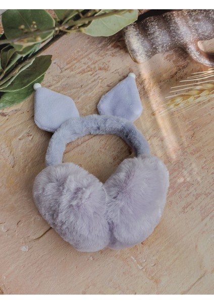 Kuromi Katlanabilir Peluş Kulaklık