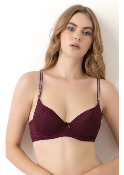 Iç Giyim Kadın Omuz Askısı Taşlı Desteksiz Sütyen 315