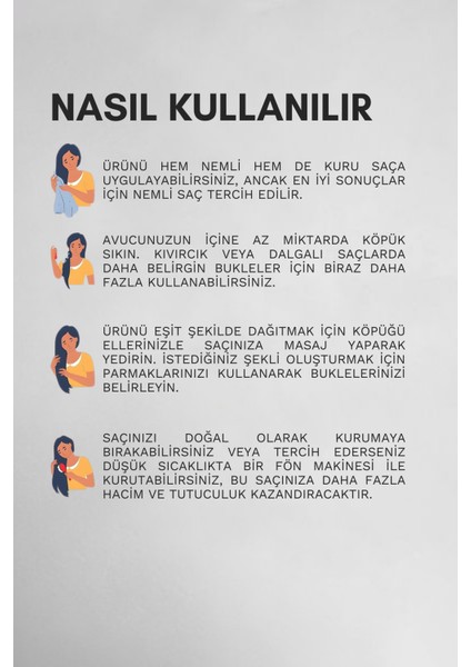 By Mia Saç Şekillendirici Köpük Wax | Bukle Belirginleştirici | Dolgun Görünüm 150ml indirimleri
