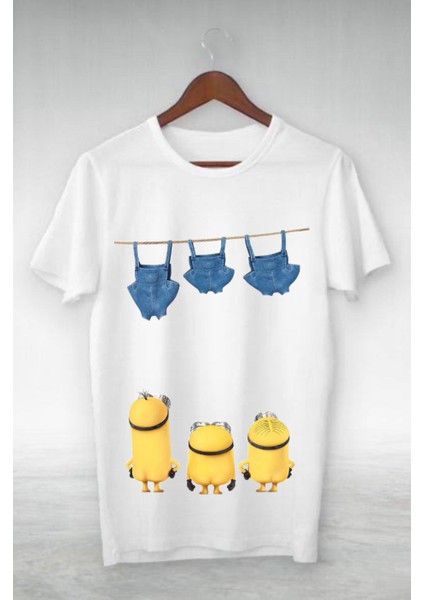 Minions Pamuk Baskılı Oversize T-Shirt