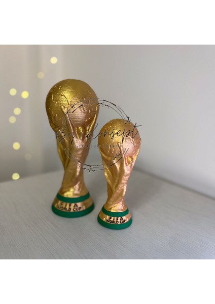Dünya Kupası 2'li Seti - 20 cm - 15 cm Figür Büst Koleksiyon Hediye Büst