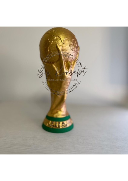 Dünya Kupası 2'li Seti - 20 cm - 15 cm Figür Büst Koleksiyon Hediye Büst